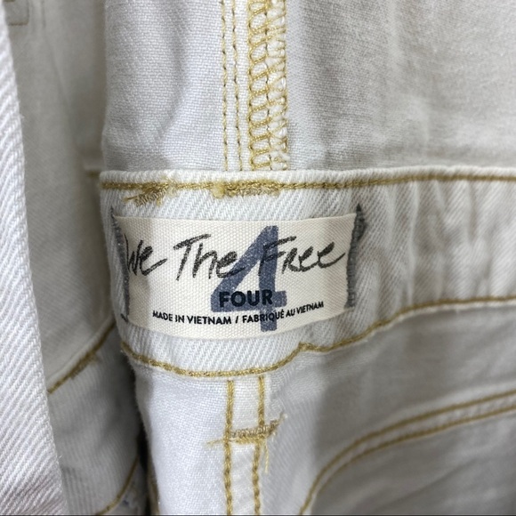 Free People Sunkissed Shortall Overalls NWT size 4 - Picture 5 of 12